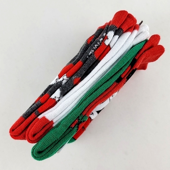 ⭐️3/ $30⭐️ Disney Women's 3 Pairs Minnie Mouse Christmas Socks Shoes SZ 4-10 - Picture 6 of 7